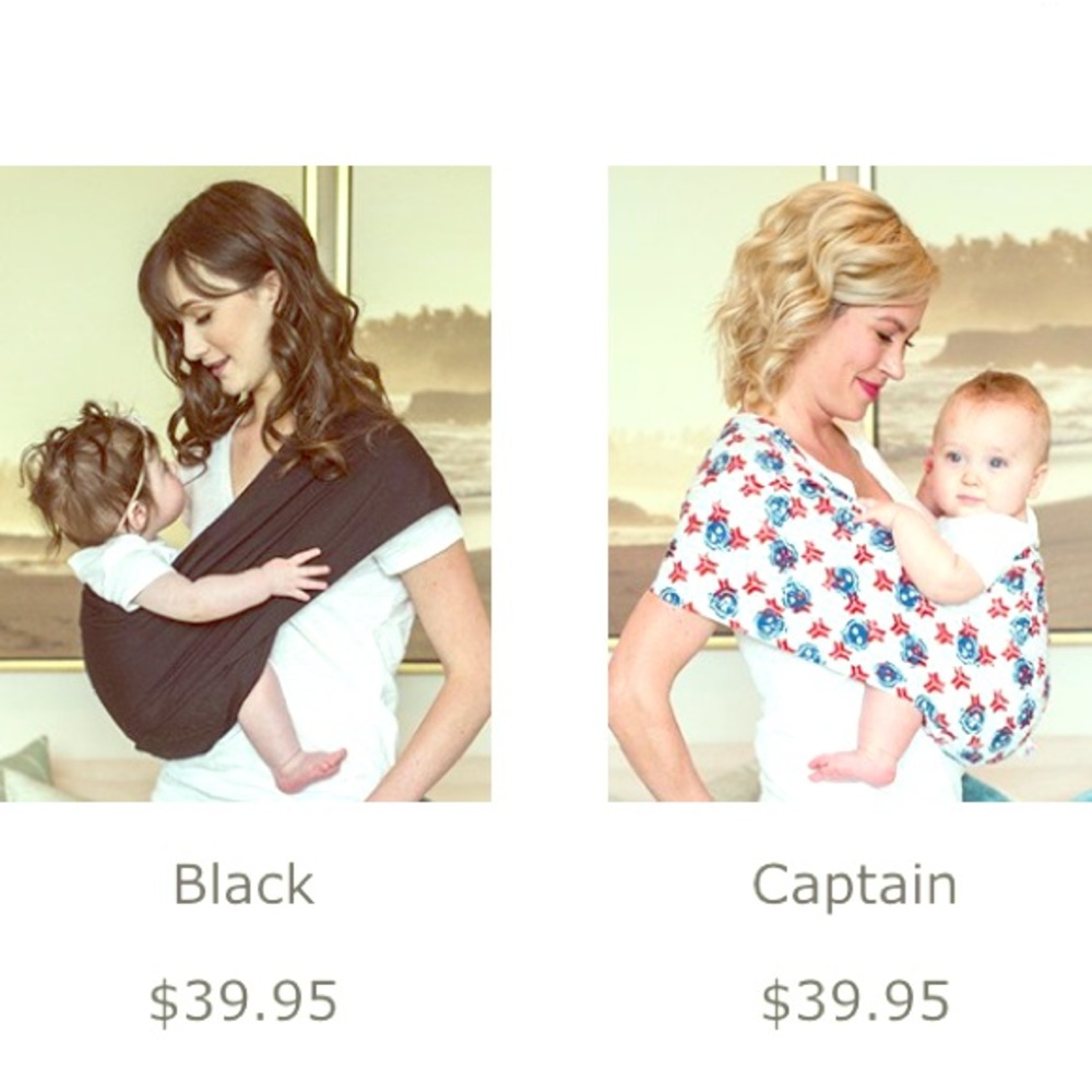 🛍 Seven baby sling - like new! 💙🍼🎀